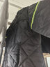 维奈电动车挡风被挡风衣冬季加厚加绒防风防雨保暖骑车防寒服防水衣服 一体式黑色连帽【男女同款】 XL100-130斤带手套 实拍图