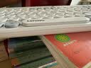 联想（Lenovo）蓝牙无线键鼠套装可充电无线键盘带卡槽双模蓝牙键盘鼠标套装笔记本台式电脑平板手机通用办公键盘 蓝色【键鼠套装】 【无线2.4G+蓝牙】双模 实拍图