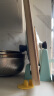 炊大皇  菜板 天然整竹菜板 双面分切带刻度可悬挂可立家用案板砧板和面切 38*26*1.8cm 实拍图