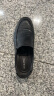 奥康（Aokang）官方男鞋 流行商务休闲皮鞋男士舒适百搭一脚蹬鞋子男黑41码 晒单实拍图