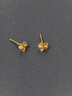 中国黄金（CHINA GOLD）黄金耳钉女足金四叶草耳钉纯金耳饰首饰新年实用生日礼物送女友 足金耳钉【一对】约0.86g 实拍图