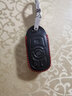 适用于别克昂科威钥匙套2021/20款精英型20T领先19款真皮钥匙包28T豪华型遥控保护套壳锁匙扣 B6款黑红线+扣（昂科威20T豪华型/28T专用） 实拍图