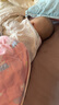 优奇婴儿衣服夏季薄款纯棉连体衣新生幼儿睡衣宝宝纱布哈衣夏装空调服 夏款【开档】奶白 90cm 实拍图