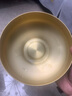 久堂纯黄铜水盂茶洗日式禅意家用大号建水杯洗水洗功夫茶具配件笔洗 升级版黄铜浮雕莲花茶洗-黑色 实拍图
