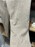 十月名裳孕妇裤春秋外穿阔腿直筒裤新品裤子可调节托腹裤休闲孕妈装 卡其「暖暖」加绒 M 实拍图