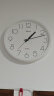 天王星（Telesonic）挂钟客厅创意钟表现代简约钟时尚免打孔时钟卧室石英钟圆形挂表 实拍图