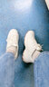 斯凯奇（Skechers）老爹鞋女士秋季休闲鞋运动鞋小白鞋厚底增高149807 乳白色/OFWT 37 实拍图