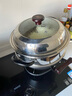 古釜双耳加深大容量铸铁锅无涂层生铁锅家用炒菜锅具电磁炉燃气灶通用 【锅+超级可视盖+竹底蒸笼】 30cm 实拍图