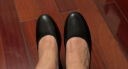 康莉（COMELY）软牛皮单鞋女春季圆头舒适平底鞋软底妈妈鞋 黑色 38  晒单实拍图