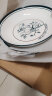 洁雅杰陶瓷盘子中式家用餐盘菜盘8英寸陶瓷汤盘深盘 4只装 鸟语 实拍图