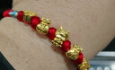NCXZH老凤凰黄金足金999生肖五福龙蛇手链生肖龙转运珠红绳本命年礼物 黄金龙+2福袋+2平安锁+红绳 实拍图