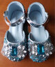 斯纳菲女童凉鞋夏季儿童爱莎水晶公主鞋小女孩舒适百搭半凉鞋爱莎蓝30 实拍图