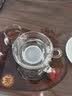 76茶业台湾功夫茶漏茶滤透明玻璃茶具配件滤茶器过滤网分茶器茶隔漏斗 无色手把茶漏【满2个多发1个】 实拍图