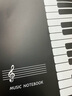 五线谱·黑色窄距/音乐笔记 五线谱本 / 五线谱学生乐谱初学者练琴笔记本子通用空白学生音乐五线谱作业本练习本 实拍图