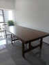 康华瑞实木会议桌长桌现代简约长条桌工作台大小型培训桌大板桌洽谈桌椅 【单桌】300*120*75（板厚8CM） 晒单实拍图