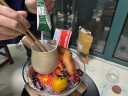 探险者（TAN XIAN ZHE）围炉煮茶套装烧烤炉室内煮茶炉陶泥炉户外炭烤炉围炉煮茶器具 加大号24CM【陶炉+烤网+木底座】 实拍图