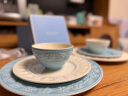 WEDGWOOD威基伍德 欢愉假日 蓝白餐具套装 中餐6件套 陶瓷 餐盘米饭碗 晒单实拍图