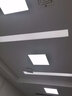 湘哲 led平板灯600 600格栅灯办公室集成吊顶灯嵌入式扣板灯面板灯 铝材框-80W-600*600mm-4只装 实拍图