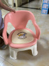 好娃娃（howawa）宝宝卡通凳子叫叫椅发声椅儿童板凳小靠背椅子幼儿学座椅塑料椅子 叫叫椅洛可可粉 实拍图