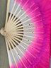 荟慈跳舞扇子舞蹈扇广场舞扭东北大秧歌的一对左右手成人儿童双面胶州 18骨飘20玫红色（右手） 实拍图