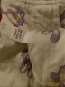纤丝鸟（TINSINO）儿童睡衣夏季薄款纯棉男童家居服女童网眼空调服 嗨皮紫小兔130 晒单实拍图