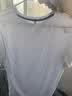 拓品高端纯色体恤衫男士修身圆领短袖t恤紧身半袖夏季健身运动上衣服 白色 （偏蓝 更显白） 4XL /190 实拍图