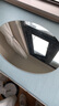 四坊八巷 椭圆镜子简约高清浴室镜化妆镜粘贴壁挂镜穿衣镜试衣镜洗手间镜 实拍图