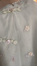戴维贝拉（DAVE＆BELLA）唐装中国风儿童汉服女童夏季民族服装古装女宝宝连衣裙旗袍裙子 灰绿 110cm（建议身高100-110cm） 晒单实拍图