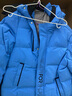 雪中飞【蓄热】童装儿童羽绒服男童女童纯色中大童拼接羽绒服浅蓝150cm 实拍图