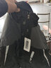 啄木鸟仿冲锋衣男装秋冬季加绒加厚防寒劳保工作衣服保暖外套夹克棉服衣 20210/FGT888黑色 XL 实拍图