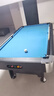 皓玉佳台球桌标准型大理石成人家用多功能黑八桌球台乒乓球桌餐桌二合一 7尺 板材自动回球三合一 实拍图