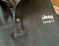 JEEP SPIRIT吉普长袖T恤男秋冬季男装翻领打底衫韩版上衣服 黑色加绒 L 实拍图