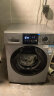 美的（Midea）滚筒洗衣机全自动 V33 除菌净螨 变频电机 智能家电 筒自洁 简尚系列 超薄款 10公斤 MG100V33WY 晒单实拍图
