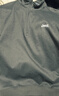 吉普（JEEP）卫衣男秋冬季宽松立领长袖T恤男士重磅潮流衣服男装 卡其 L 实拍图