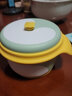 可优比（KUB）宝宝注水保温碗开学季必备婴幼儿童碗防烫摔餐具婴儿辅食碗 【新款】双出水口-格林白-316L款 实拍图