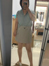 班尼路（Baleno）含内衬高腰工装半身裙子女2025年夏季新款时尚户外森系风A字短裙 实拍图