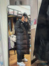 彪马（PUMA）PUMA彪马官方 新款男子休闲长款连帽羽绒外套 DOWN COAT 587721 黑色-01 XS(165/88A) 实拍图