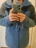 西域骆驼（VANCAMEL）三合一防风冲锋衣款男女夹克加厚保暖可拆卸登山服滑雪服运动外套 KY09A牛仔蓝/深蓝-男 2XL 实拍图