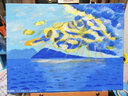 蒙玛特油画套装油画工具 画箱油画布框油画颜料画笔12色装含画箱 12色单盒(12ml/支)套装CS-12S12ML-X 实拍图