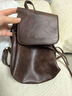 回力双肩包女2025新款高颜值复古pu软皮旅行包百搭大学生出游小背包 棕色 实拍图