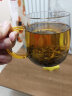 Glasslock玻璃杯 透明玻璃耐冷耐热泡茶杯带把手水杯咖啡杯家用 实拍图