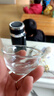 番易J玻璃小茶杯加厚带把功夫茶杯喝茶耐热小杯子带杯架茶杯套组 小茶杯50ml 6个 实拍图