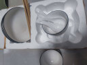 惠寻 京东自有品牌 16件套北欧黑线家用简约碗盘餐具套装 实拍图