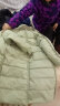 美茵曼丽oversize面包服羽绒棉衣棉服女冬季外套中长款厚棉袄2023年新款潮 XSD8814 茵曼 （黑色下单留言） 绿色 S （适合80-105斤） 实拍图