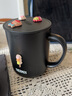 膳魔师（THERMOS） 不锈钢时尚简约带盖牛奶咖啡杯办公水杯把手杯可团购定制刻字JDG TCDG-451-黑色 实拍图