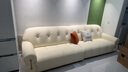 冬熊棉花糖真皮沙发法式奶油风客厅小户型轻奢白色钢琴键云朵沙发 【大四人位3.1米】 头层真皮【豪华版】乳胶+4CM紫罗兰海绵 实拍图