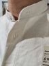 无印良品 MUJI 男式 棉水洗牛津 立领衬衫  ACA40C2S 原色 M 晒单实拍图