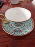 LICHEN 景德镇陶瓷咖啡杯碟子珐琅彩杯子 宫廷帝王黄款一杯一碟 1个 200ml 实拍图