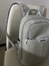 新秀丽（Samsonite）商务出差防泼水女包 双肩书包电脑包 时尚通勤 16/17寸大容量女士 浅灰色商务包【可放14英寸电脑】 实拍图