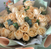 爱花居鲜花速递33朵香槟玫瑰送女友老婆生日礼物全国同城配送|F56 晒单实拍图